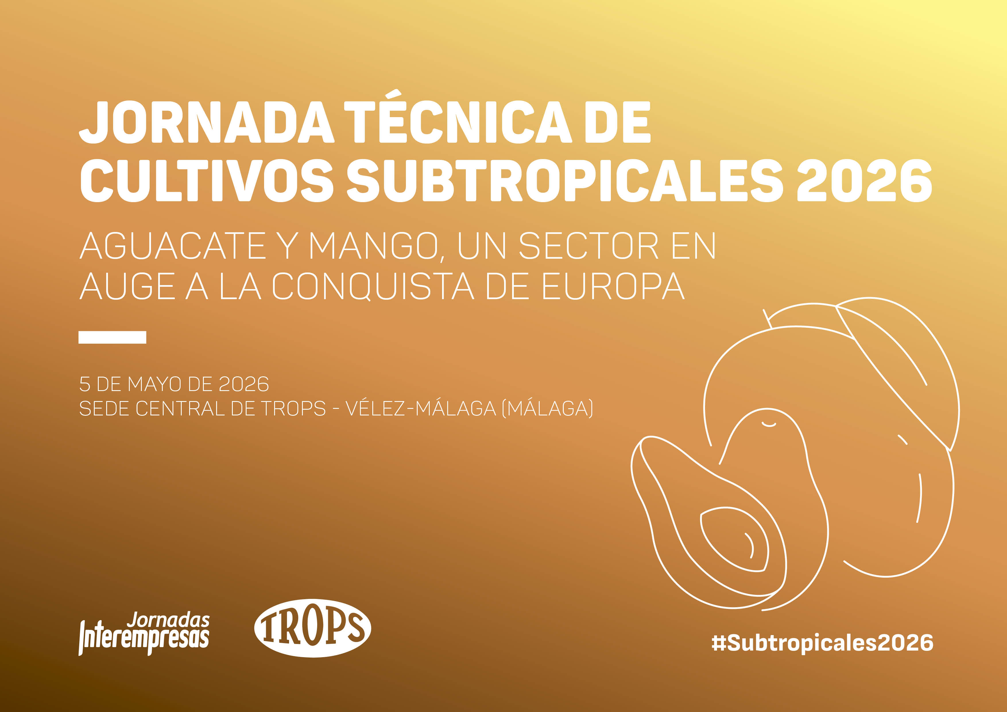 Cartel de Jornada T�cnica de Cultivos Subtropicales 2026